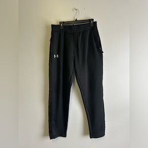 Mens Under Armour Loose Coupe Black Pants Size Large